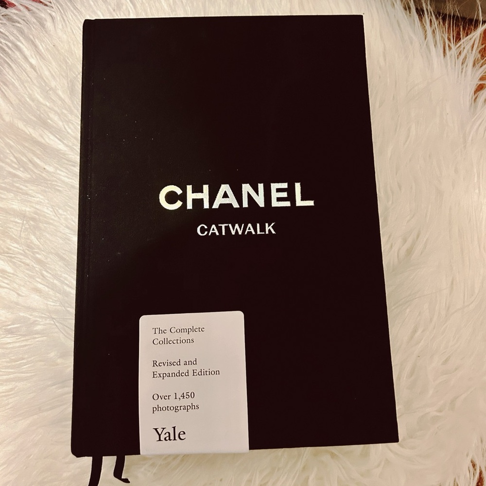 Large Chanel Catwalk Hardback Coffee Table Book in Black